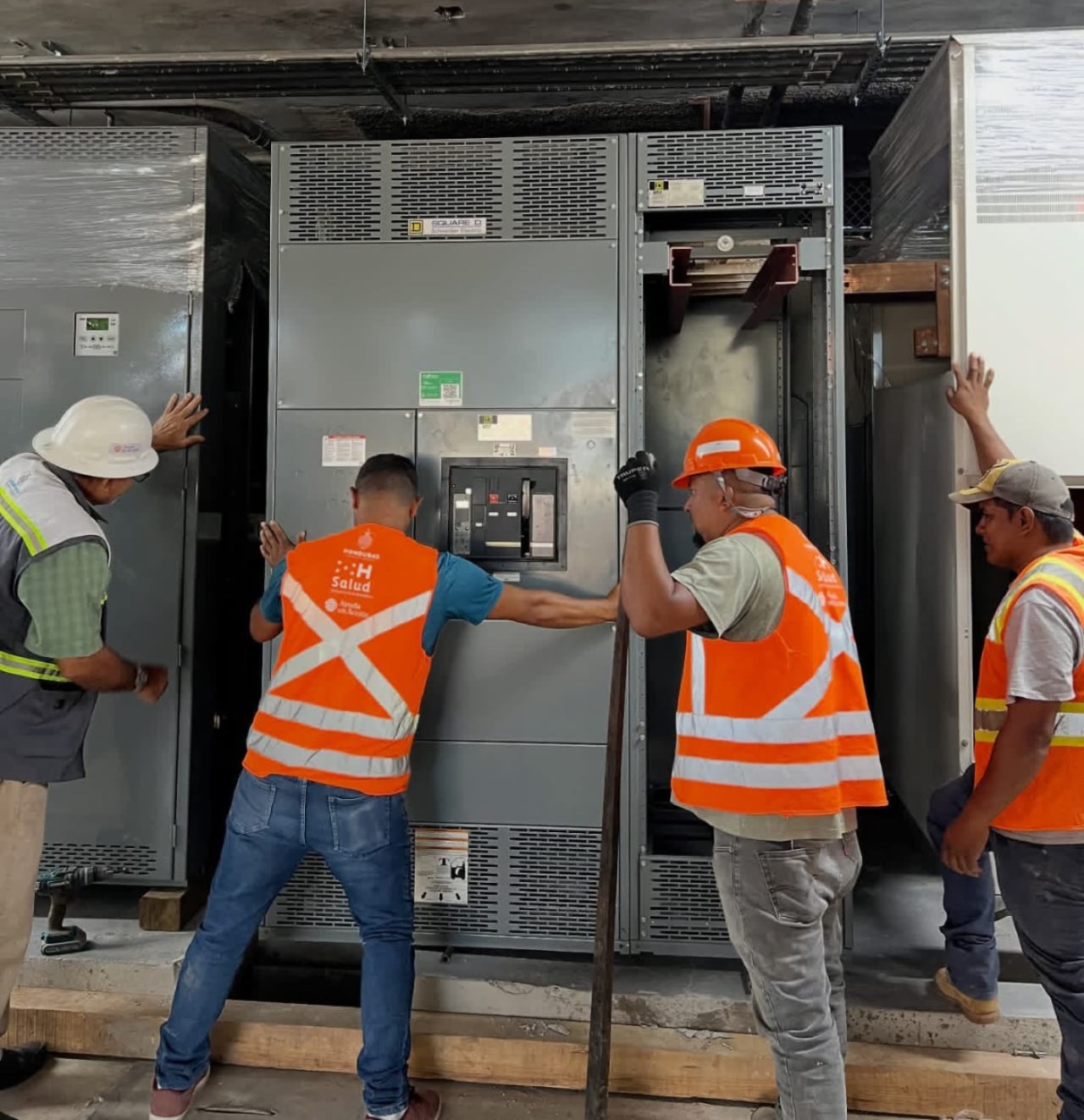 Comienza la instalación de la subestación eléctrica del Hospital Materno Infantil con una capacidad de 2 mil KVA